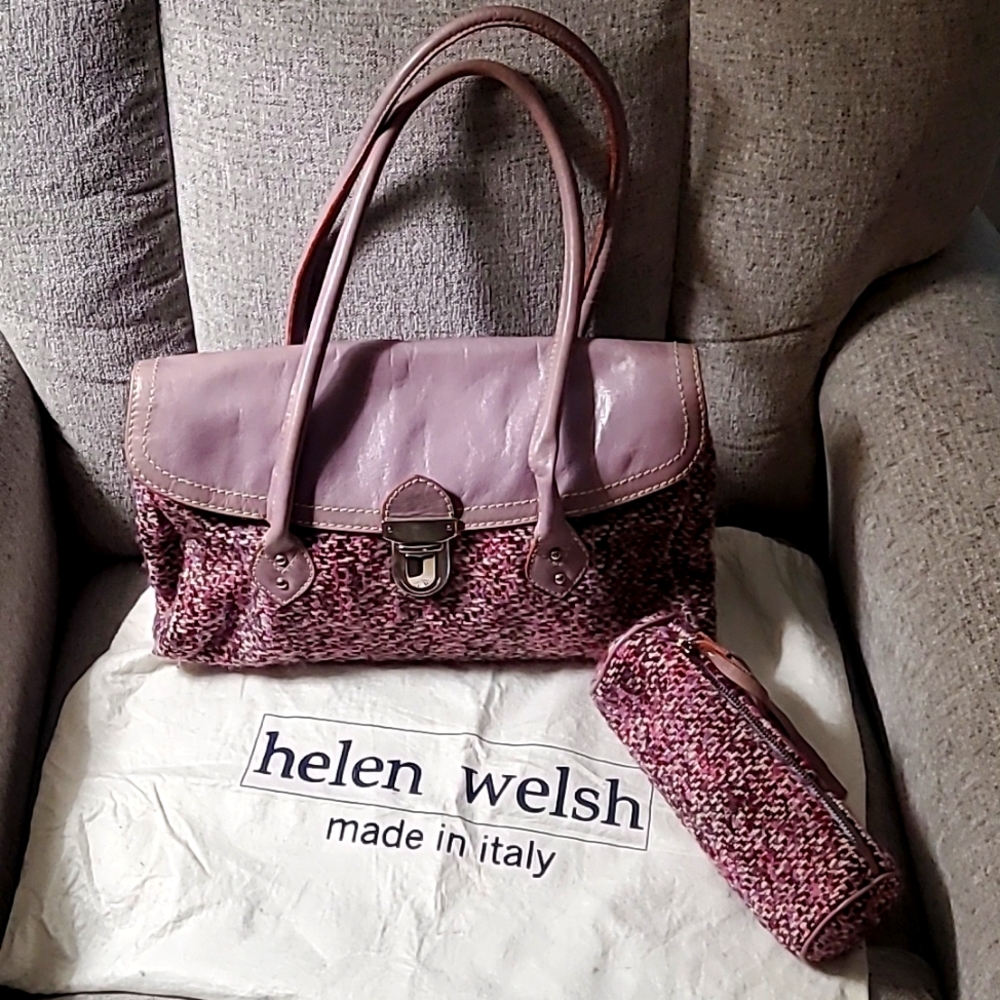 Helen Welsh handbag, lilac